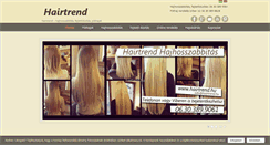 Desktop Screenshot of hajhosszabbitas-hairtrend.hu